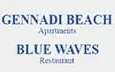 Λογότυπο GENNADI BEACH APARTMENTS - BLUE WAVES